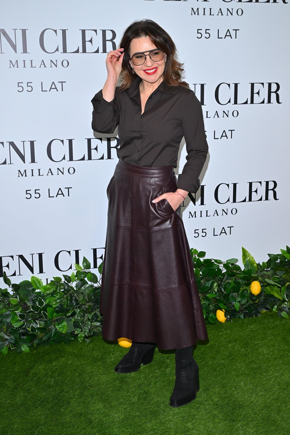 Beata Tadla na pokazie Deni Cler