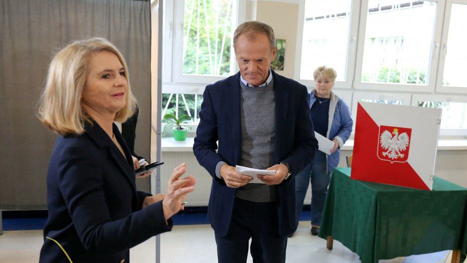 Donald Tusk z żoną Małgorzatą 