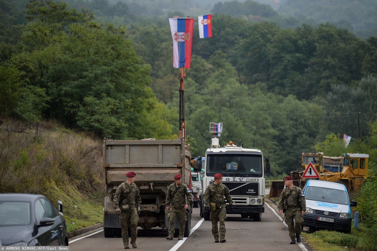 Napięcia na granicy między Serbią i Kosowem
