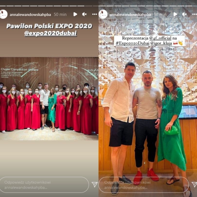 Anna i Robert Lewandowscy bawią się w Dubaju