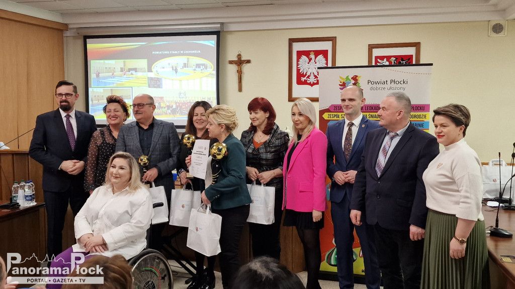 Powiatowa Gala Sportu w Starostwie Powiatowym w Płocku