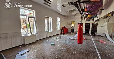 Rosyjska rakieta spadła na salę sportową. Ucierpiały dzieci