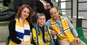 Na trybunach. Fani Industrii Kielce na meczu z Rebud KPR Ostrovia Ostrów Wielkopolski w Orlen Superlidze. Świetna atmosfera na trybunach