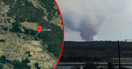Gigantyczny pożar lasu. Samoloty w akcji, zamknięta droga