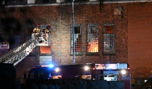 Pożar w zakładzie utylizacji opon w Szczecinie. Kłęby dymu nad miastem