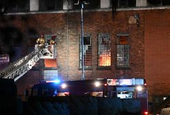 Pożar w zakładzie utylizacji opon w Szczecinie. Kłęby dymu nad miastem