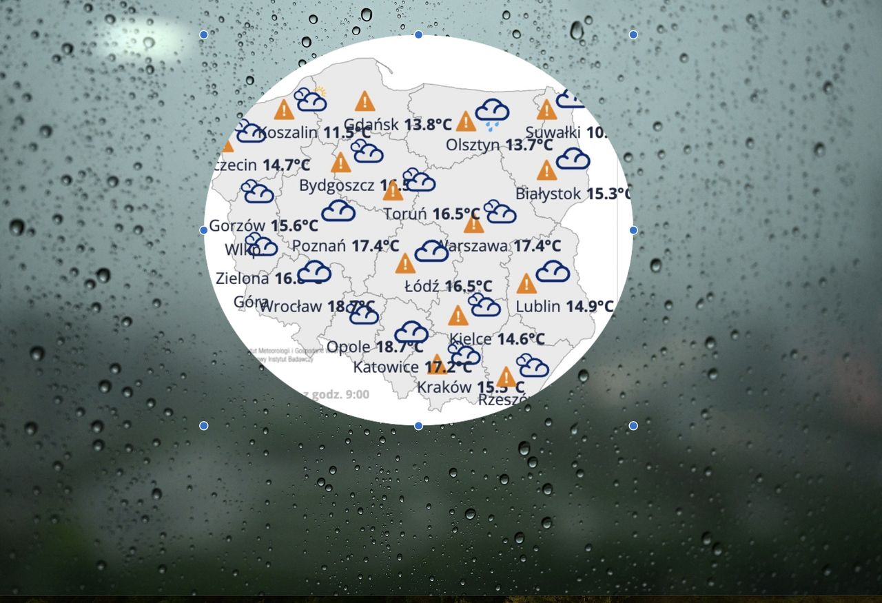 Nadciągają burze i silny wiatr. Alerty IMGW dla 13 województw