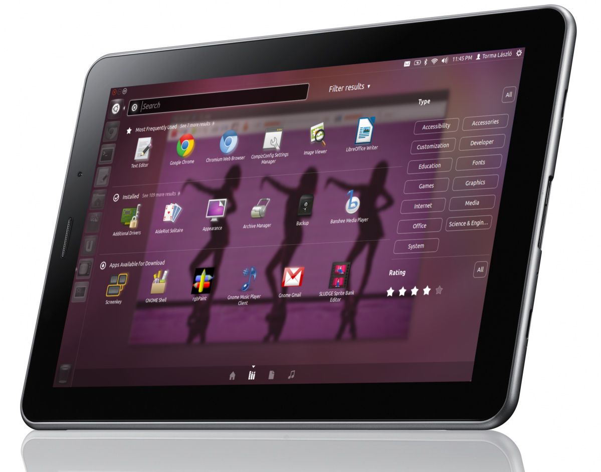 Tablet z Ubuntu