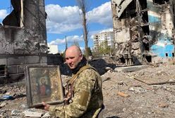 Pod gruzami w Borodziance znaleziono ikonę. Cudem przetrwała bombardowanie