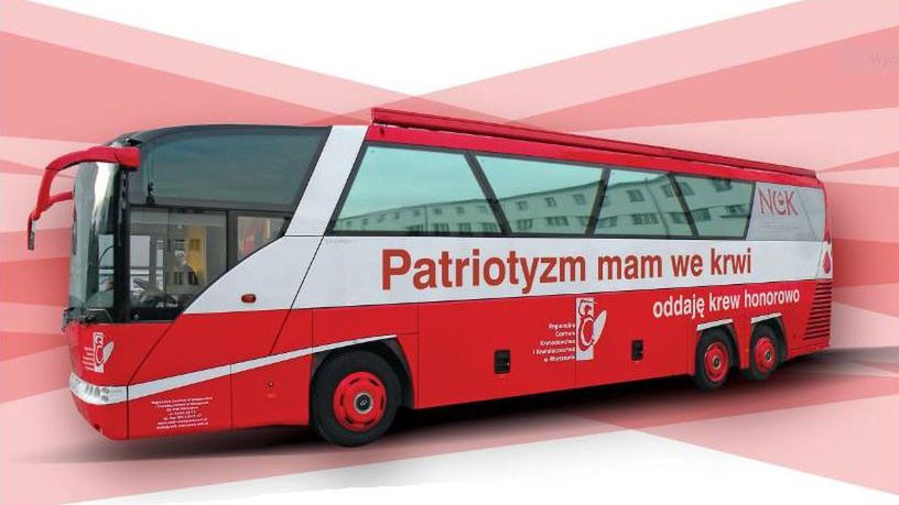 Warszawa. Krew na wagę złota. Charakterystyczny czerwony ambulans zawita na Ursynów