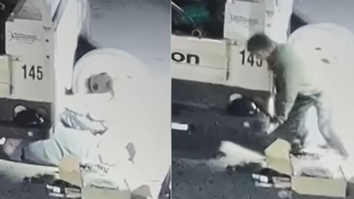 Nastolatek podniósł ciężarówkę.