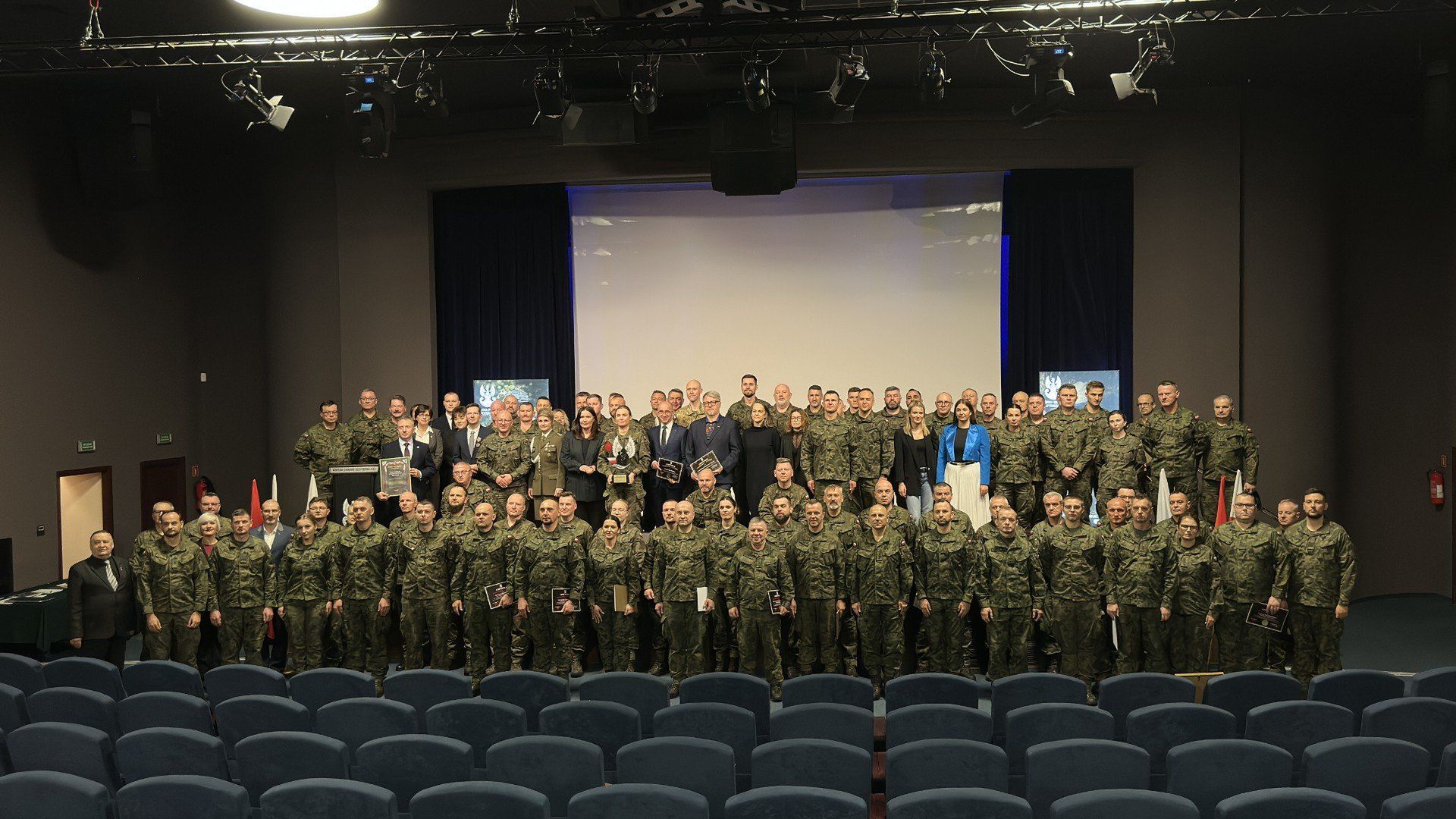 Wszyscy goście Pierwszej Gali Honorowego Krwiodawstwa WOT