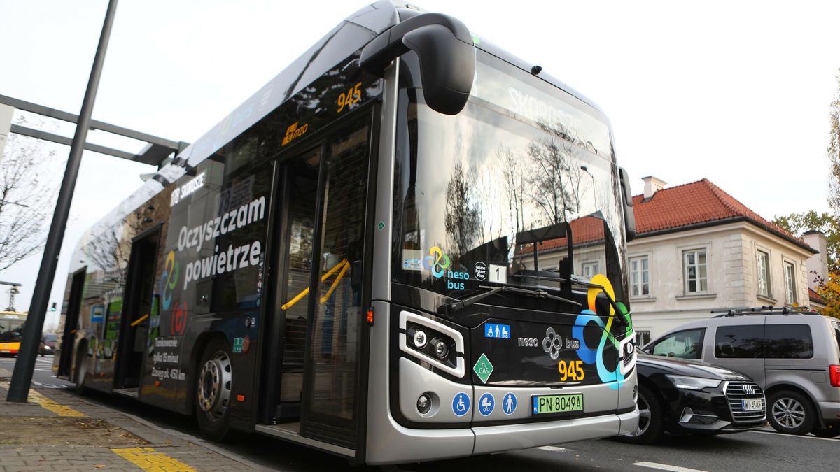 Testowany autobus wodorowy. Zdj. z 2022 r.