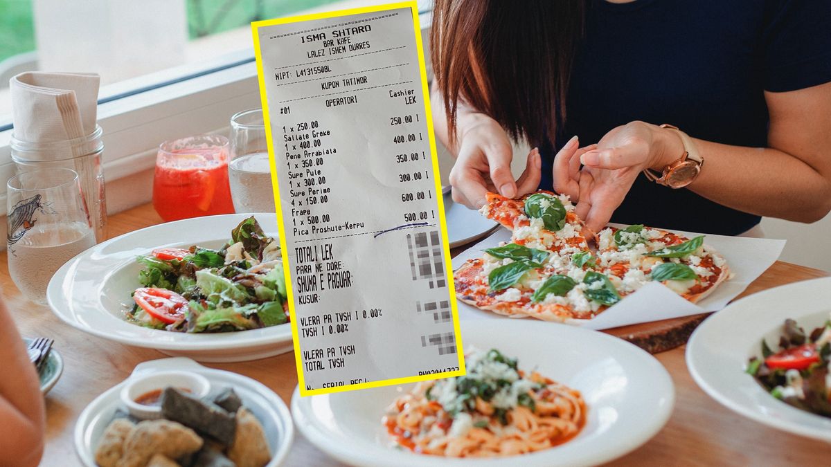 Nasz czytelnik pokazał paragon z Albanii. 