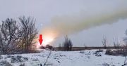 Ukraiński BM-21 Grad uszkodzony. Winowajcą problemy z amunicją