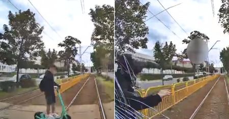 Nastolatek wjechał hulajnogą pod tramwaj. Miał słuchawki w uszach