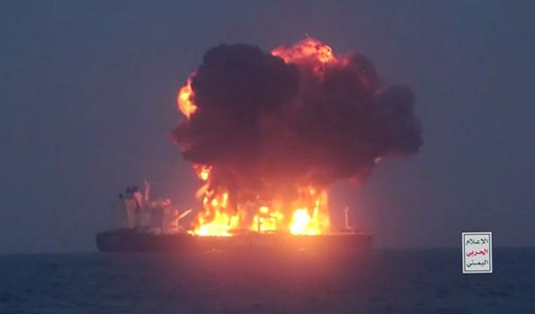 Houthi assault on Red Sea tanker sparks ecological disaster fears