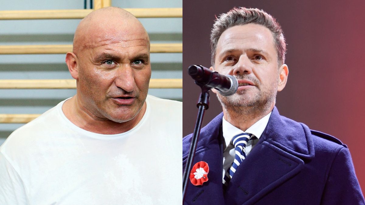 Marcin Najman i Rafał Trzaskowski