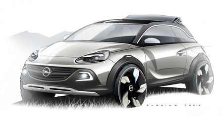 Opel Adam Rocks – mały crossover z otwieranym dachem [aktualizacja]
