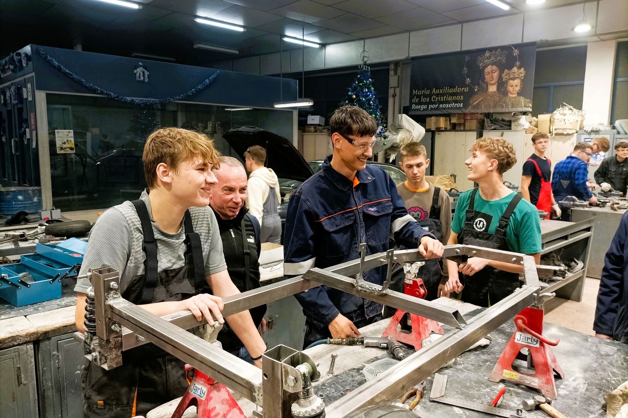 Uczniowie podczas programu ERASMUS+