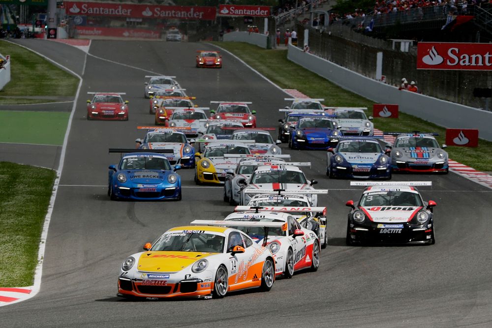 Sean Edwards (GB), StartPorsche Mobil 1 Supercup  - Spanien 2013