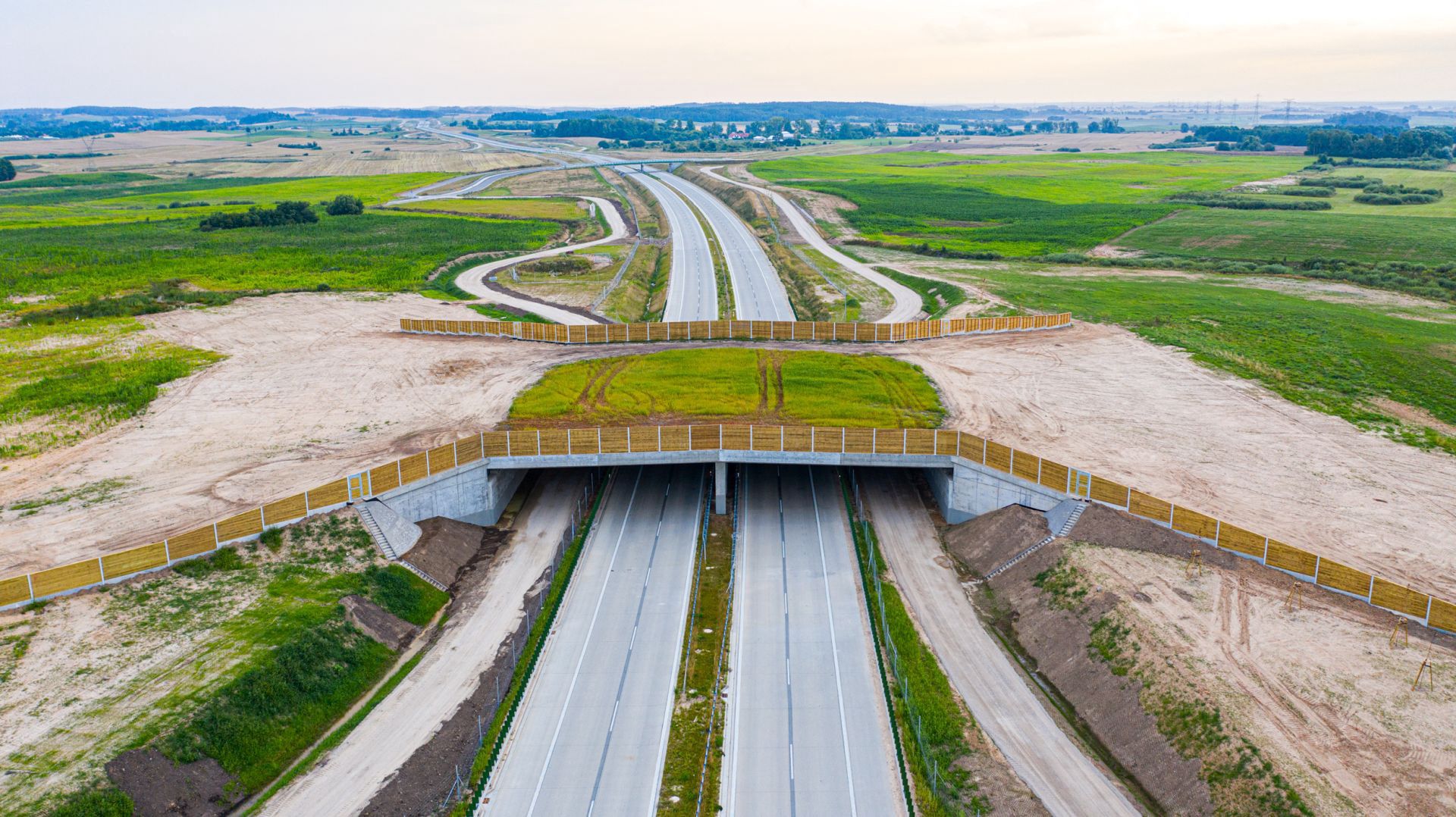 Przygotowywana do otwarcia droga ekspresowa S61 Szczuczyn - Ełk Południe