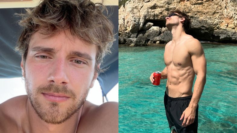 Maciej Musiał reklamuje bieliznę w samych bokserkach