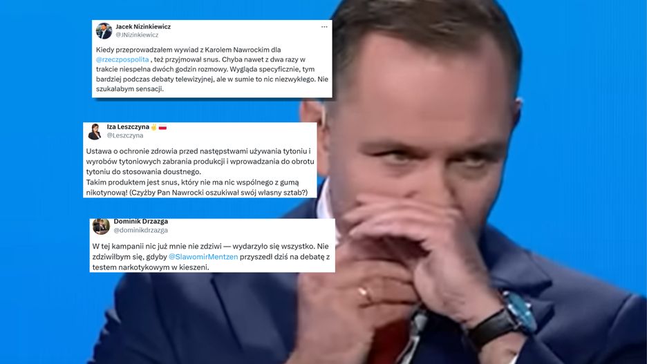 Fala komentarzy po akcji Nawrockiego