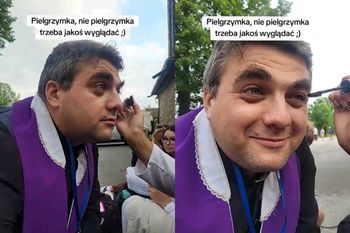 Ksiądz z TikToka ruszył na Jasną Górę. Nagrał nietypowy film