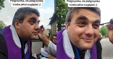 Ksiądz z TikToka ruszył na Jasną Górę. Nagrał nietypowy film