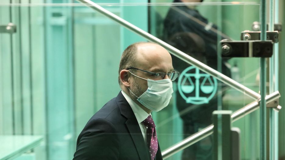 Kamil Zaradkiewicz - pełniący obowiązki I prezesa Sądu Najwyższego przed obradami Zgromadzenia Ogólnego 