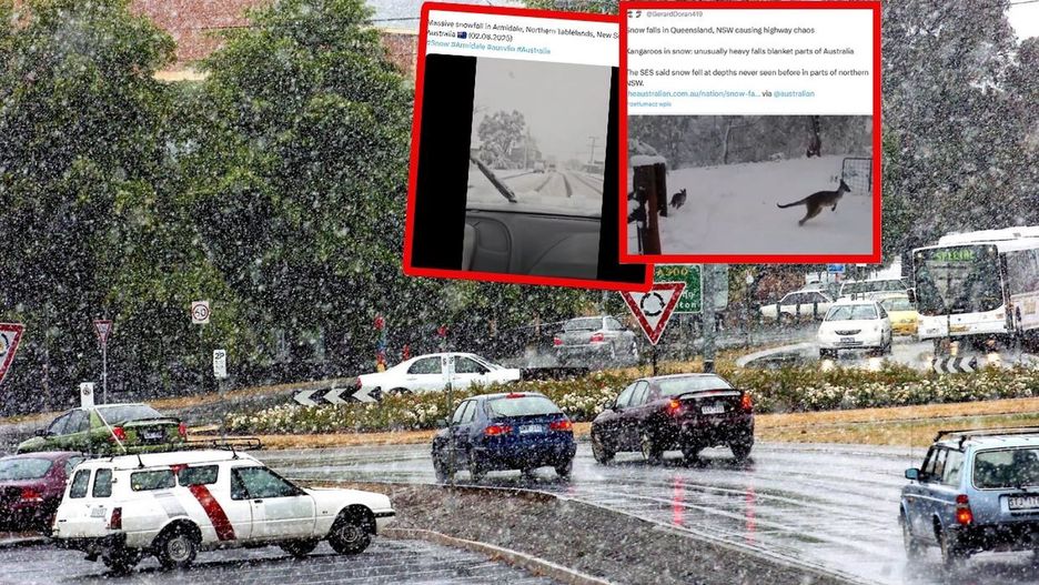 Australia na biało. Największe opady śniegu od dekad