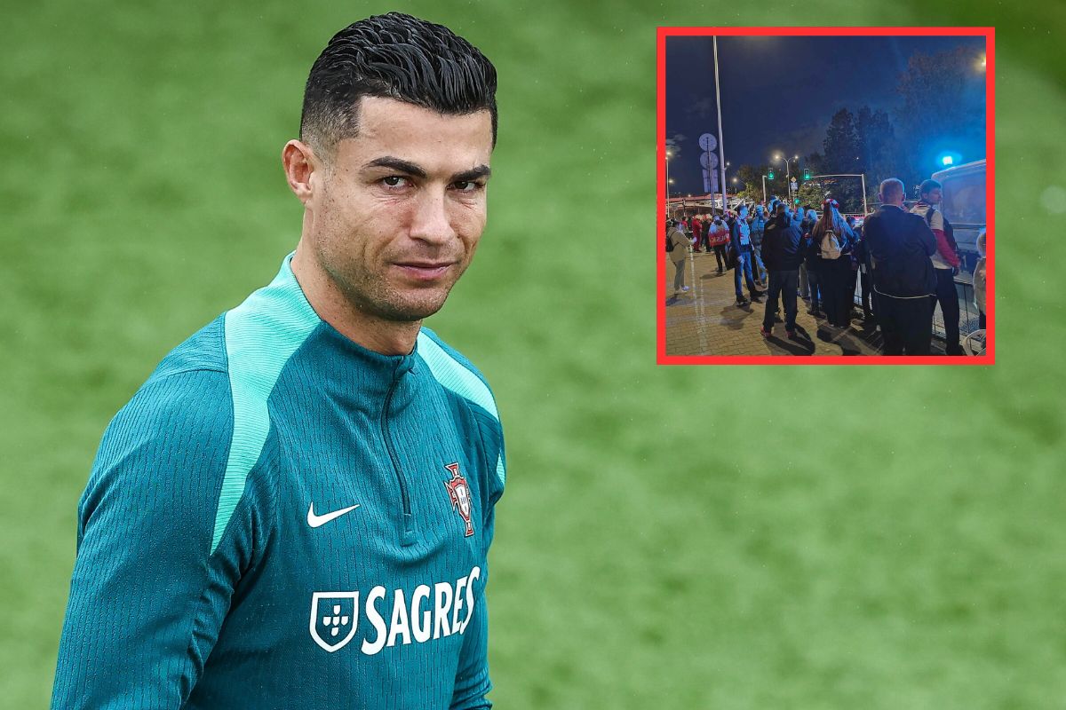 Tak Polacy witają Ronaldo pod Narodowym. Te obrazki mówią wszystko