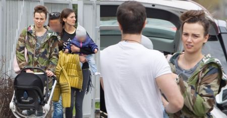 Krupińska i Karpiel-Bułecka na spacerze z córką (ZDJĘCIA)