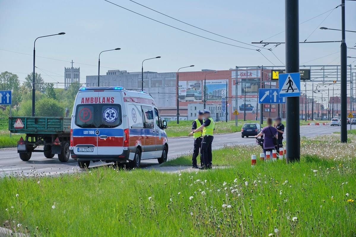 Potrącenie dziecka na przejściu dla pieszych na al. Unii Lubelskiej