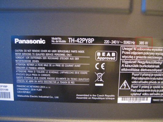 Recenzja - Panasonic 42PY8 - rozczarowanie Full HD 4