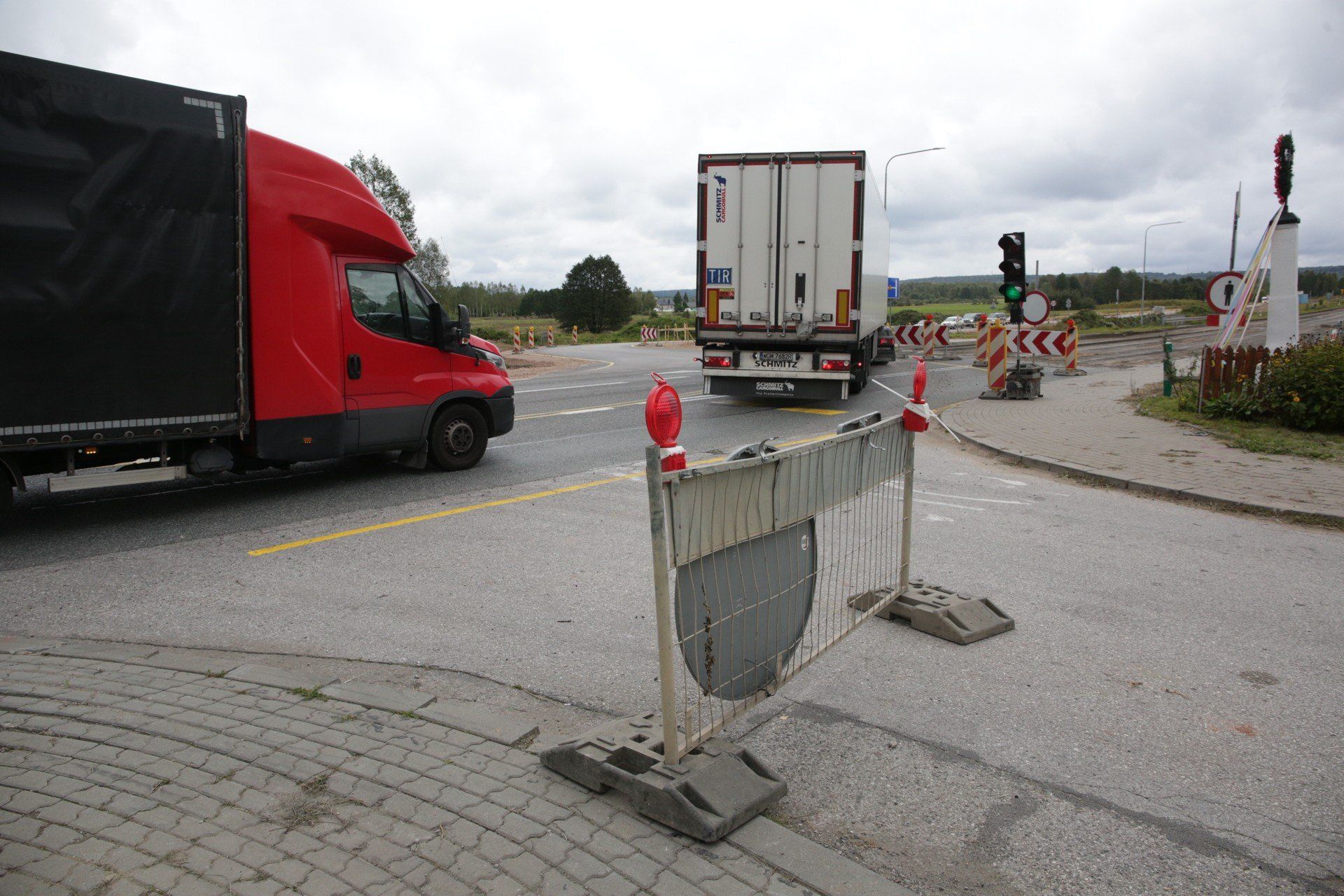 Przełom. W związku pracami konieczna była zmiana organizacji ruchu
