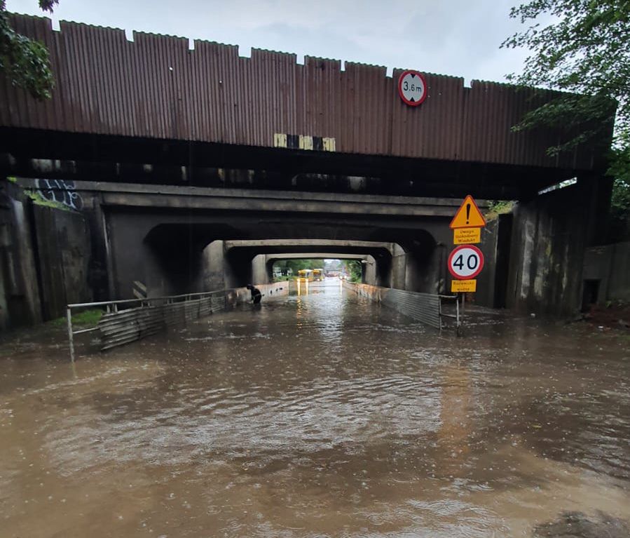 Katowice i Sosnowiec pod wodą. "To była ogromna ulewa"