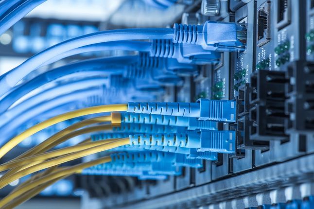 Zdjęcie kabli sieciowych pochodzi z serwisu Shutterstock