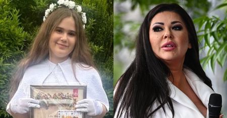 Iwona Węgrowska zaprezentowała KOLEJNĄ komunijną sukienkę Lili: "Bóg jest z nami"