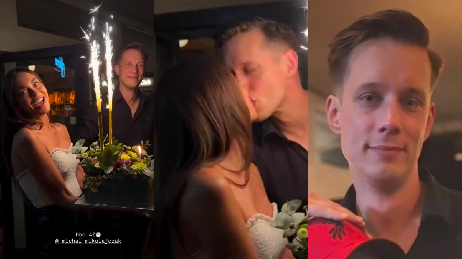 Michał Mikołajczak celebruje 40. urodziny z ukochaną 