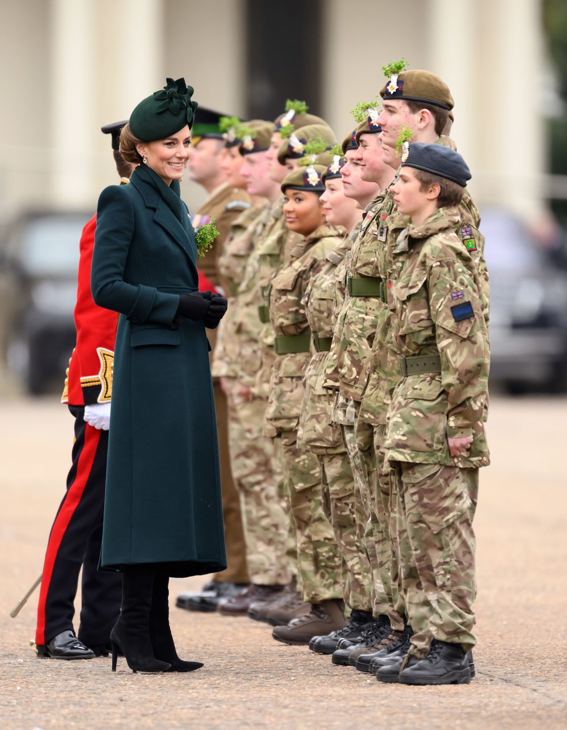 Kate Middleton na obchodach Dnia Świętego Patryka