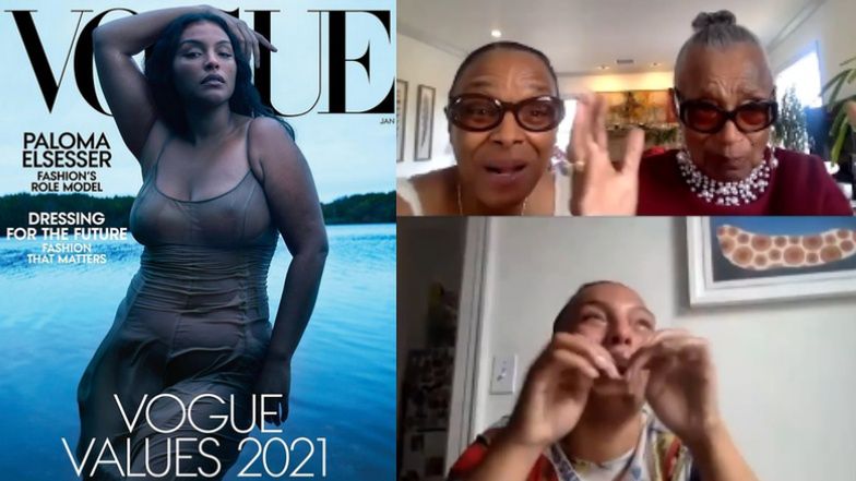 Modelka plus size pozuje na okładce "Vogue'a" i pokazuje reakcje rodziny