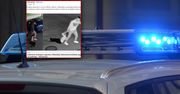 Sceny jak z filmu. Znęcał się nad półnagą kobietą
