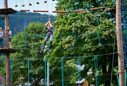 Największy park linowy w Polsce już działa. Murowany hit lata