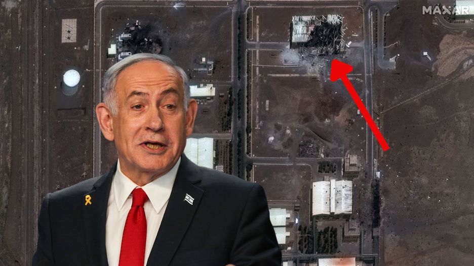 Uszkodzenia po ataku Izraela na zakład nuklearny w Natanz