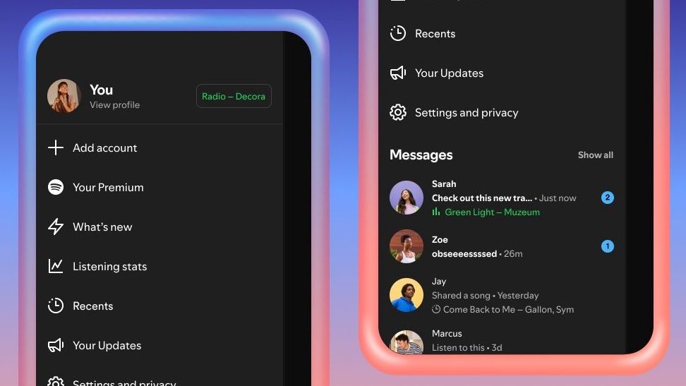 Nowe funkcje Spotify