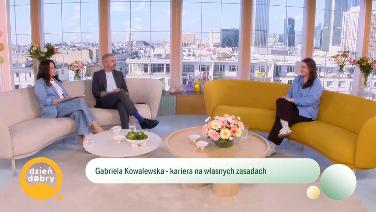 Gabriela Kowalewska w "Dzień Dobry TVN"