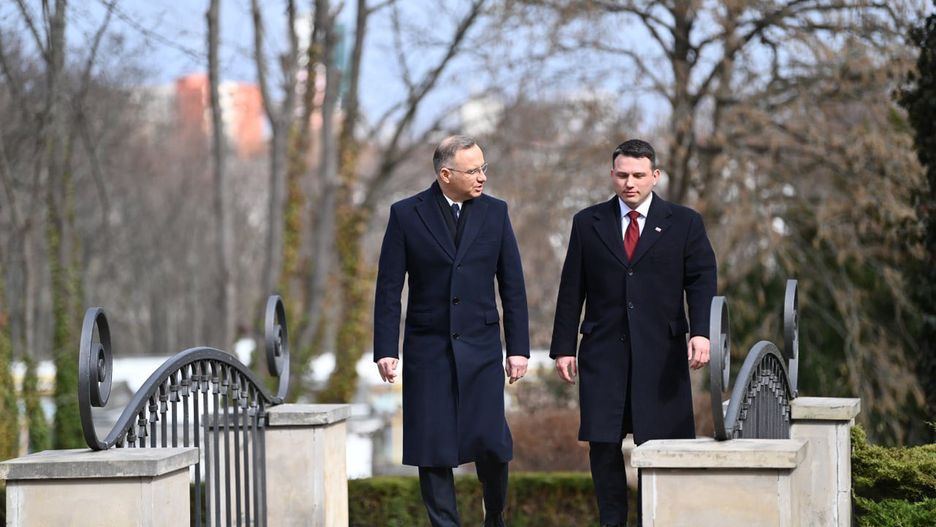 Andrzej Duda i Sławomir Mentzen 