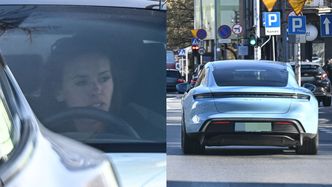 Klaudia Halejcio wozi się po mieście błękitnym Porsche za PONAD 550 TYSIĘCY ZŁOTYCH. Taka to pożyje?